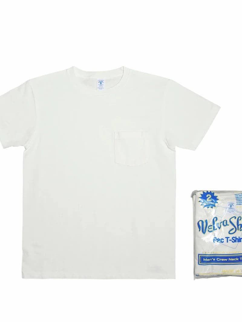 Velva Sheen 2-Pack Pocket Crew